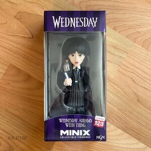 Minix Wednesday Addams With Thing Collectable Figurine MGM TV Series #123 NEW